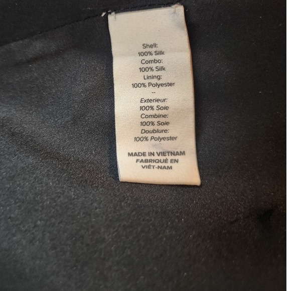 Cinq a Sept Rayna Black Silk Floral Cold Shoulder Top Size Small - Picture 12 of 12